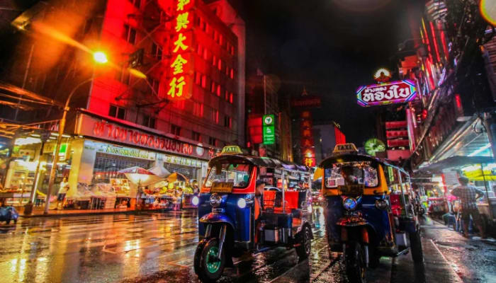 Thailand travel street