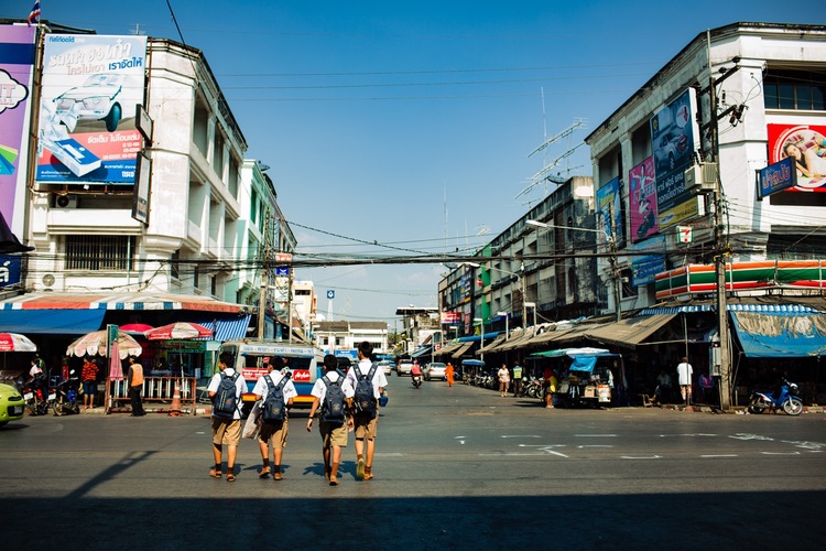 time to visit Thailand street