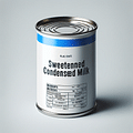sweetened condensed milk can