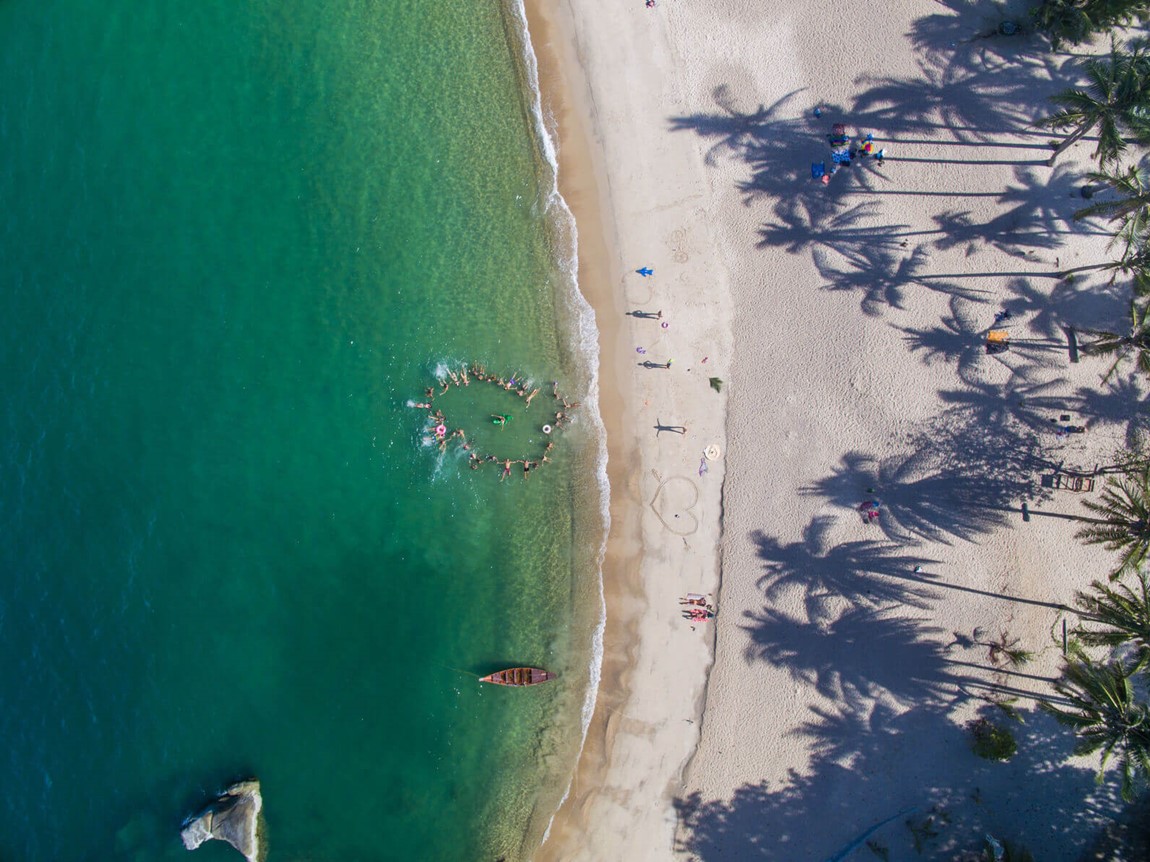Ko Pha Ngan aerial view