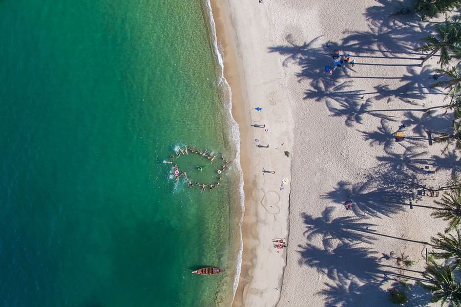 Ko Pha Ngan aerial view