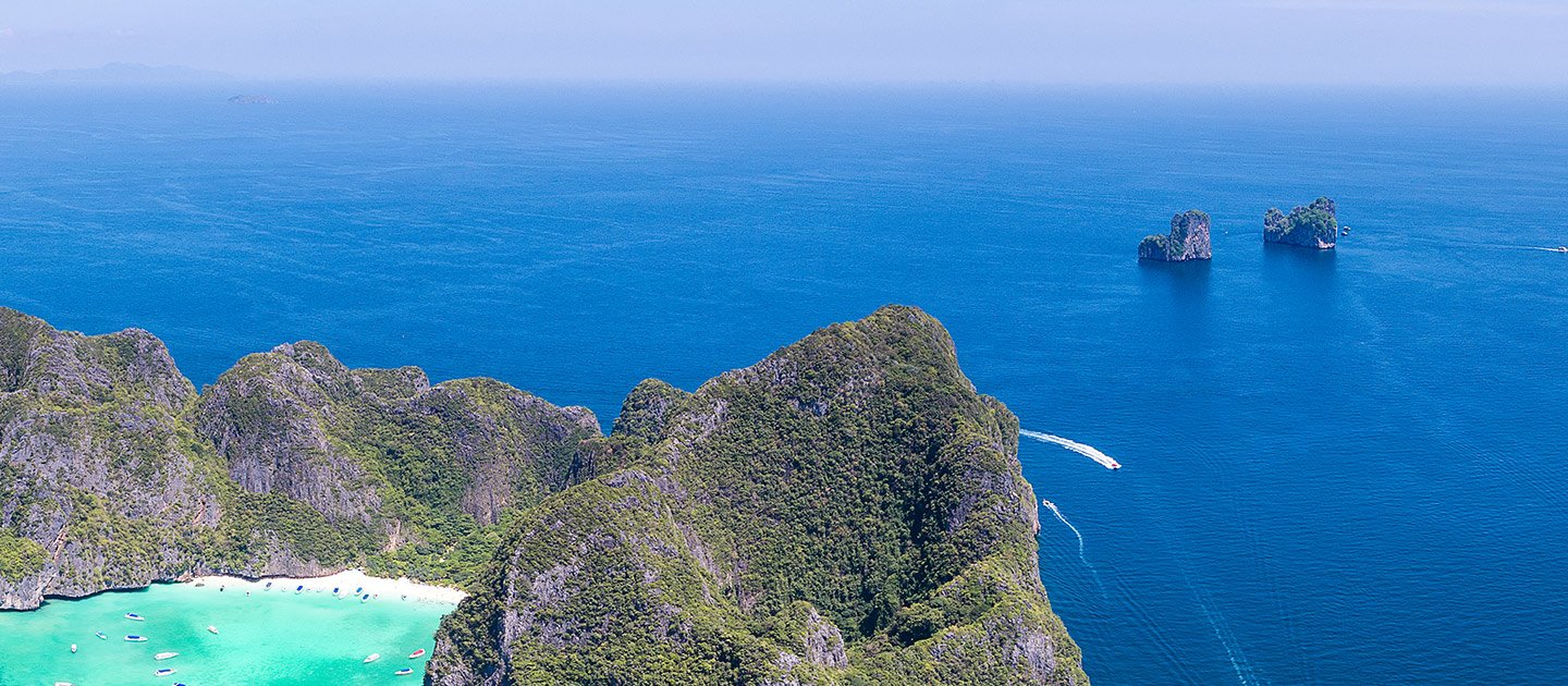 Phi Phi Islands aerial view