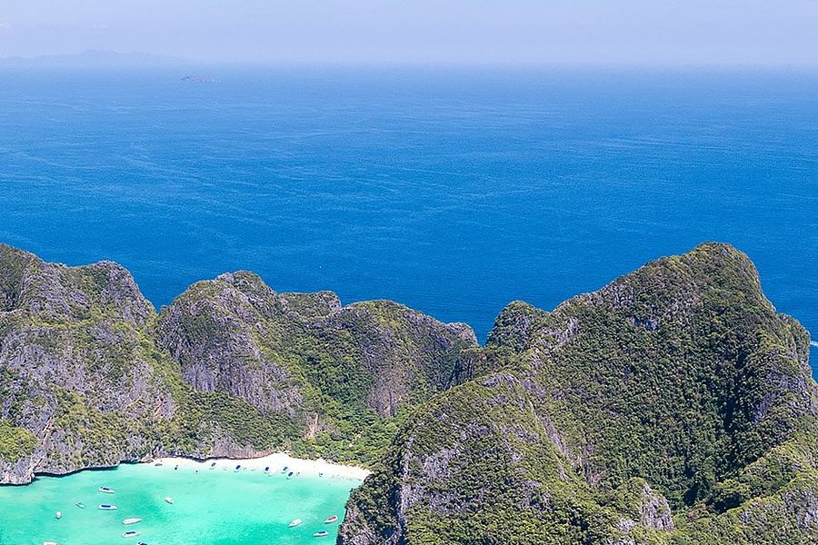 Phi Phi Islands aerial view
