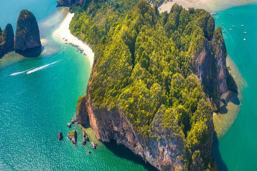 Railay Beach aerial view