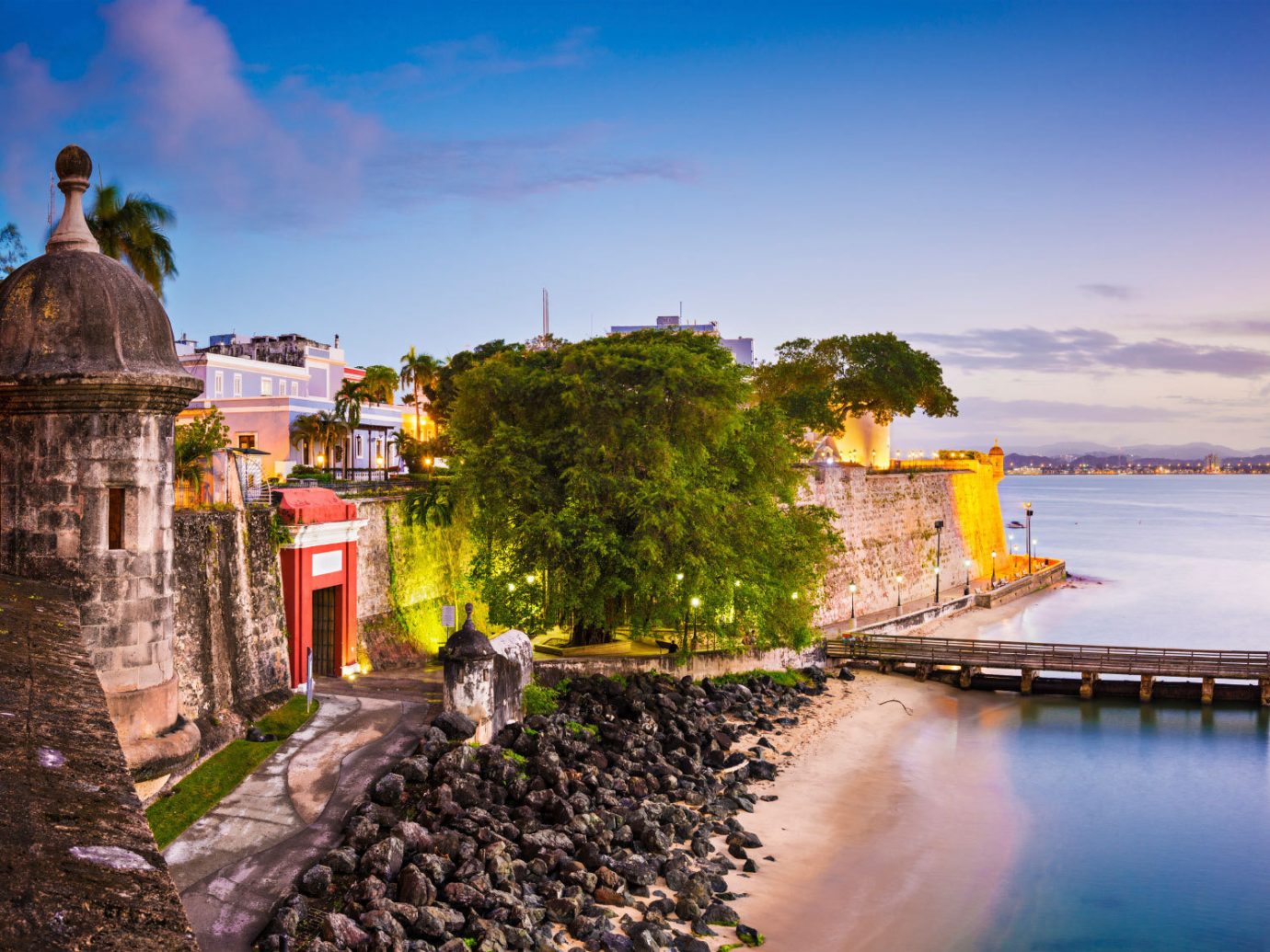 Chiang Mai waterway lantern reflections